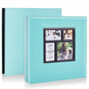 Picture of Artmag Photo Album 4x6 800 Photos, Large Capacity Wedding Family Leather Cover Picture Albums Holds Horizontal and Vertical 4x6 Photos with Black Pages Teal
