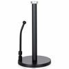 Picture of SMARTAKE Paper Towel Holder, Stainless Steel Standing Paper Towel Organizer Roll Dispenser for Kitchen Countertop Home Dining Table, Black