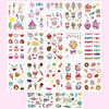 Picture of Ooopsi Ice Cream Temporary Tattoos for Kids 180PCS - Ice Cream, Lollies, Cookie, Cake Tattoo Stickers - Sweet Summer Tattoos Sticker for Girl Birthday Party Decorations Supplies Favors(17 Sheets)