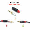 Picture of SiYear 3-Pole 3.5mm Stereo Headphone Jack Male Plug Repair Replacement Solder Adapter, 3.5mm (1/8inch ) Solder Type DIY Audio Cable Connector(2PACK)