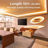 Picture of Onforu 32.8ft LED Strip Light Soft White, 10m Dimmable 3000k Led Strip, Warm White Ribbon Light, 2835 LEDs 12V Flexible Strip Tape Lighting for Under Cabinet, Home, Kitchen, Bedroom