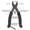 Picture of Oumers Bike Link Plier, Chain Plier Missing Link 2 in 1 Opener Closer Remover Plier/Bicycle Chain Plier Compatible with All Speed Chains Repair, Link