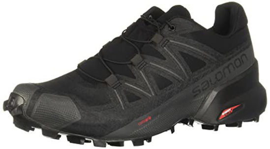 Picture of Salomon men's Speedcross 5 Trail Running, Black/Black/Phantom, 10.5 US