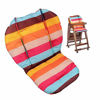 Picture of twoworld Baby High Chair Seat Cushion Liner Mat Pad Cover Rainbow Striped Water Resistant