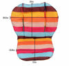 Picture of twoworld Baby High Chair Seat Cushion Liner Mat Pad Cover Rainbow Striped Water Resistant