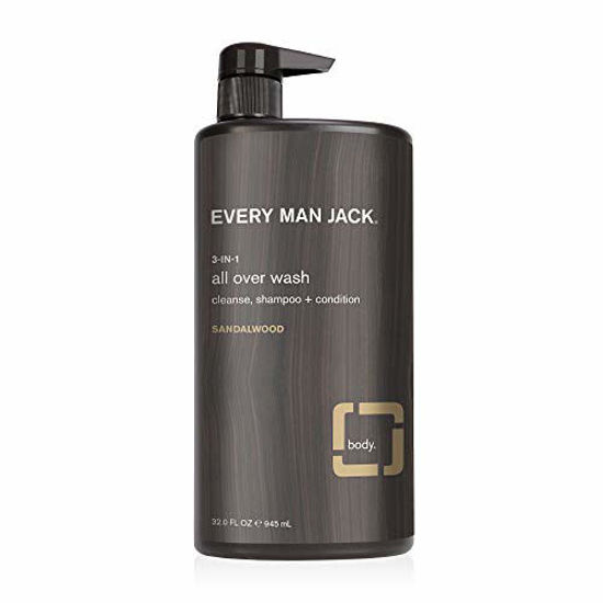 Picture of Every Man Jack 3-in-1 All Over Wash, Sandalwood, 32-ounce