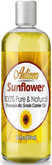 Picture of Artizen Sunflower Oil - (100% Pure & Cold Pressed) - 16oz Bottle