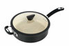 Picture of Ozeri Stone Earth All-in-One Sauce Pan 100% APEO, GenX, PFBS, PFOS, PFOA, NMP and NEP-Free German-Made Coating, 5 L (5.3 Quart), Lava Black