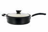 Picture of Ozeri Stone Earth All-in-One Sauce Pan 100% APEO, GenX, PFBS, PFOS, PFOA, NMP and NEP-Free German-Made Coating, 5 L (5.3 Quart), Lava Black