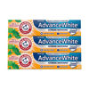 Picture of ARM & HAMMER Advanced White Extreme Whitening Toothpaste, TRIPLE PACK (Contains Three 6oz Tubes) -Clean Mint - Fluoride Toothpaste