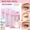 Picture of 3 Packs Ultra Invisible Double Sided Sticky Double Eyelid Tapes Stickers, Medical-use Adhesive Fiber, Instant Eyelid Lift Without Surgery Perfect for Heavy Saggy, Hooded, Droopy, Uneven, Mono-eyelids