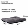 Picture of ANWA Dog Bed Large Size Dogs, Washable Dog Crate Bed Cushion, Dog Crate Pad Large Dogs 36 INCH