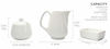 Picture of Darware Sugar and Creamer Set - 3-Piece Set w/Cream Pitcher, Sugar Bowl, Sweetener Packet Holder, White Ceramic Tea/Coffee Set