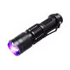 Picture of wollcocer Black Light UV Flashlight LED 7w 300lm SK68 Zoomable Ultraviolet Blue Light Torch for Scorpions Dog Cat Pet Urine Detector Fluorescent Minerals