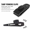 Picture of HengLiSam Tarp Clips, Heavy Duty Lock Grip, Clamps Withstand 60mph Strong Wind Fit for Awnings, Outdoor Camping, Caravan Canopies, Car Covers, Swimming Pool Covers (10 pcs)