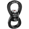 Picture of Swing Swivel 35kN Safest Rotational Device, Swing Spinner, Carabiner Swivel, Climbing Rope Swivels for Childrens Web Tree Swing Setting, Aerial Dance, Hanging Hammock by PROND (A - Black)