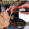 Picture of GDEALER DT15 Waterproof Digital Instant Read Meat Thermometer Ultra-Fast Cooking Food Thermometer with 4.6 Folding Probe Calibration Function for Kitchen Milk Candy, BBQ Grill, Smokers