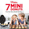 Picture of Dash Mini Donut Maker Machine for Kid-Friendly Breakfast, Snacks, Desserts & More with Non-stick Surface, Makes 7 Doughnuts - Aqua