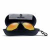 Picture of BLUPOND Sunglasses Case Semi Hard EVA Shell with Metal Hanging Hook Belt Clip Sun Glasses Storage