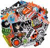 Picture of Rock Music Punk Band Stickers Pack(100-pcs), No Repeat Stickers for Laptop Ipad Electric Guitar Bass Drum Skateboard Motorcycle with Waterproof PVC