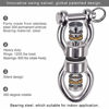 Picture of SELEWARE Silent Bearing Swing Swivel, 360° Rotational Device Hanging Accessory with Removeable Buckle for Tree Swing, Hammock Chair, Climbing Rope, Yoga, Kids Swing Swivel 1200LB Capacity