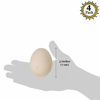 Picture of SunGrow Wooden Chicken Egg Pack, 2.75 Inches, Real Color, 4 Pcs per Pack