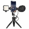 Picture of Smartphone Video Microphone Kit with LED Light,Phone Holder,Tripod Vertical & Horizontal Vlog YouTube Filmmaker Video Kit for iPhone 7 8 X XS MAX 11 Pro Samsung Huawe