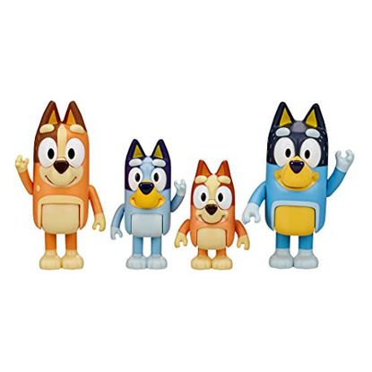 Picture of Bluey and Friends 4 Pack of 2.5-3" Poseable Figures