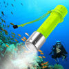 Picture of BlueFire 1100 Lumen CREE XM-L2 Scuba Diving Flashlight Waterproof Diving Torch Submarine Diving Safety Lights Underwater Dive Light (Yellow)