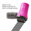 Picture of The Original Guard Your ID Wide Advanced Roller 2.0 Identity Theft Prevention Security Stamp Pink