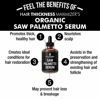 Picture of Organic Saw Palmetto Oil Serum. Stop Hair Loss Now by Hair Thickness Maximizer. Best Treatment for Hair Thinning. Hair Thickening Oils with Organic Pumpkin Seed Oil, Moringa Oil, Baobab Liquid (1 oz)