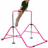 Picture of RELIANCER Expandable Gymnastics Bars Junior Training Bar Adjustable Height Gymnastic Horizontal Bars Children Folding Training Monkey Bars Child Gym Climbing Tower Kip Balance Bar for Kids Gymnasts