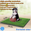 Picture of Fortune-star 39.3in X 31.5in Artificial Grass Dog Grass Mat and Grass Doormat Indoor Outdoor Rug Fake Grass Turf for Dogs Potty Training Pad Area Patio Lawn Decoration