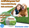 Picture of Fortune-star 39.3in X 31.5in Artificial Grass Dog Grass Mat and Grass Doormat Indoor Outdoor Rug Fake Grass Turf for Dogs Potty Training Pad Area Patio Lawn Decoration