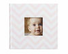 Picture of Pearhead Baby Photo Album, Baby Shower Gift, Pink Chevron