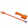 Picture of M.Z.A Livestock Prod Electric Cattle Prod Long Stock Prod Stick for Cow Pig Sheep 31 Inches Batteries-Operated, Orange