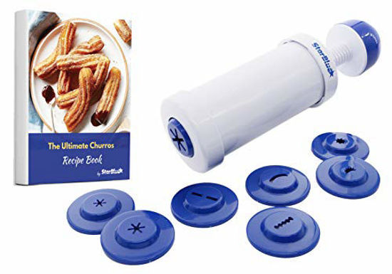 Picture of Churrera Churro Maker by StarBlue with FREE Recipe e-Book - Easy tool for Deep Fry churro in 8 difference shapes