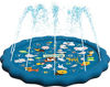 Picture of SplashEZ 3-in-1 Splash Pad, Sprinkler for Kids, and Wading Pool for Learning - Childrens Sprinkler Pool, 60 Inflatable Water Toys - from A to Z Outdoor Swimming Pool for Babies and Toddlers