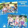 Picture of SplashEZ 3-in-1 Splash Pad, Sprinkler for Kids, and Wading Pool for Learning - Childrens Sprinkler Pool, 60 Inflatable Water Toys - from A to Z Outdoor Swimming Pool for Babies and Toddlers