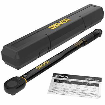 Picture of LEXIVON 1/2-Inch Drive Click Torque Wrench 10~150 Ft-Lb/13.6~203.5 Nm (LX-183)