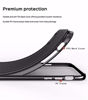 Picture of NataX iPhone X Case, Thin Fit Hybrid Drop Protection and Scratch Resistance Carbon Non Slip Cover for Apple iPhone 10