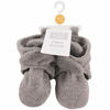 Picture of Hudson Baby Unisex Cozy Fleece Booties, Heather Gray, 6-12 Months