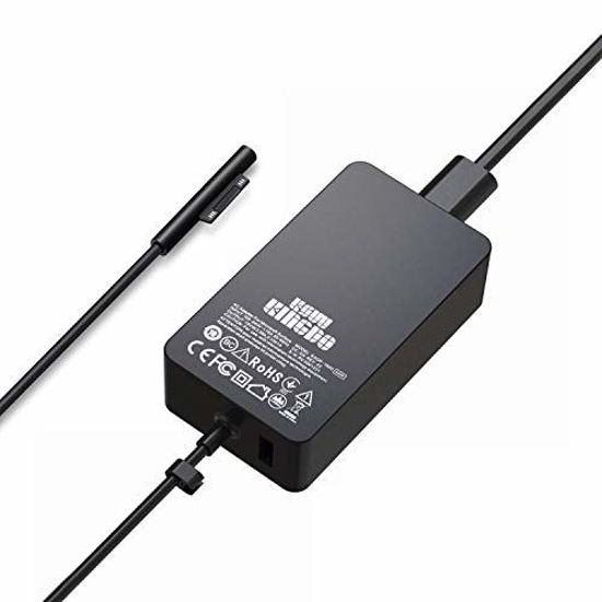 Picture of Surface Pro Charger Surface Pro 4 6 Charger, KSW KINGDO 44W 15V 2.58A Power Supply Compatible with Microsoft Surface Pro 3 4 5 6 7 X, Laptop 1/2/3 Surface Go 1/2 & Surface Book with Travel Case