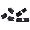 Picture of 25 Pack Zipper Pull Cord Lock Cord Ends Black Buckle for Paracord Cord,Shoes,Molle Backpack