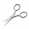 Picture of LIVINGO Premium Manicure Rounded Tip Scissors Multi-purpose Stainless Steel Cuticle Pedicure Beauty Grooming Kit for Nail, Eyebrow, Eyelash, Dry Skin, Nose Hair 3.5 inch