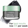 Picture of L'Oreal Paris Skincare Pure Clay Face Mask with Charcoal for Dull Skin to Detox & Brighten Skin, Clay Mask, at home face mask, 1.7 oz.