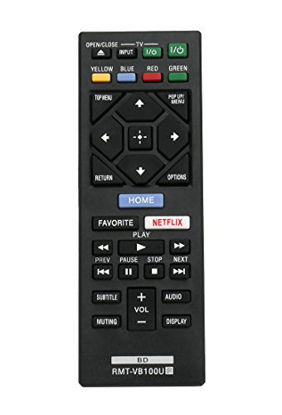 Picture of New RMT-VB100U Replaced BLU-RAY Player Remote fit for Sony Player BDP-BX150 BDP-BX350 BDP-BX550 BDP-BX650 BDP-S1500 BDP-S2500 BDP-S2900 BDP-S3500 BDP-S4500 BDP-S5500 BDP-S6500 BDP-S3700 Bdp-bx370