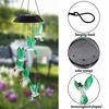 Picture of MorTime LED Solar Hummingbird Wind Chime, 25" Mobile Hanging Wind Chime for Home Garden Decoration, Automatic Light Changing Color(Hummingbird)