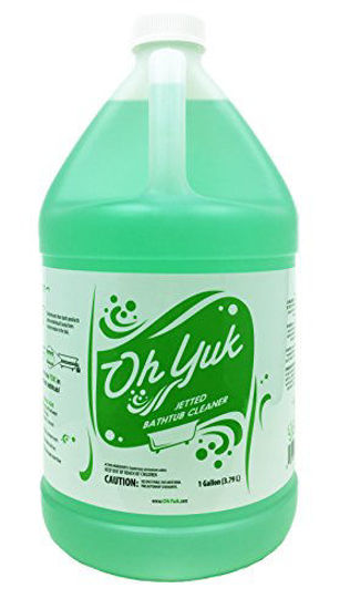 Picture of Oh Yuk Jetted Tub Cleaner for Jacuzzis, Bathtubs, Whirlpools, The Most Effective Jetted Tub Cleaner, Septic Safe, 32 Cleanings per Bottle - 1 Gallon