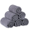 Picture of JML Microfiber Bath Towel Sets, 27" x 55" -Extra Absorbent, Fast Drying, Multipurpose for Swimming, Fitness, Sports, Yoga, 6 Pack-Grey 6 Count